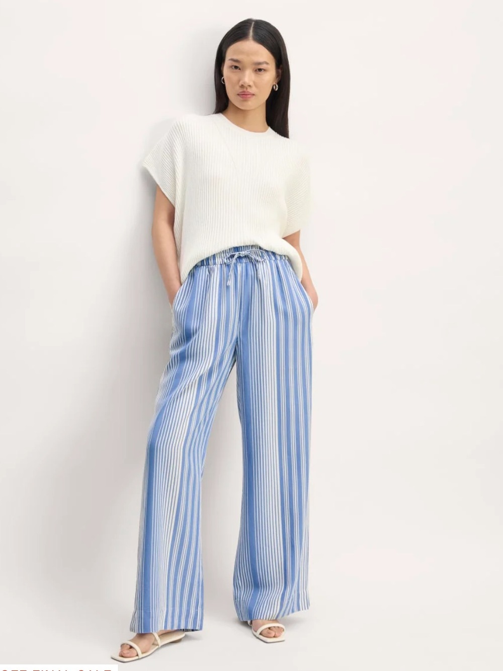Everlane The Wide Leg Pant in Butteite